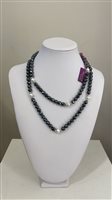 Collana Rajola Donna in Pietre dure Ematite 45-446-8L - 45-446-8L